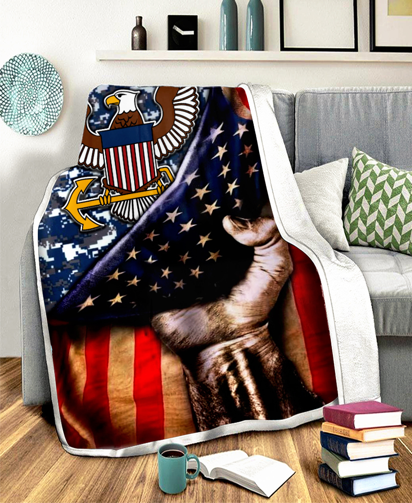 United states navy american flag blanket 3