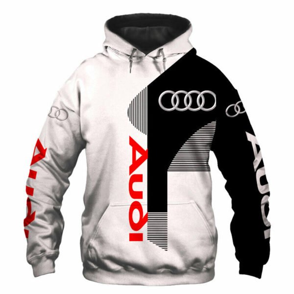 Audi car logo full printing hoodie 2