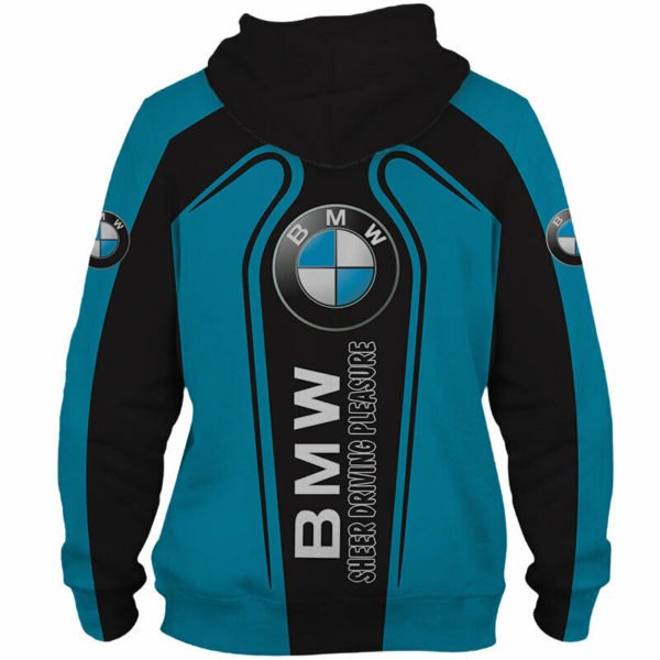 BMW sheer driving pleasure logo full printing hoodie 1