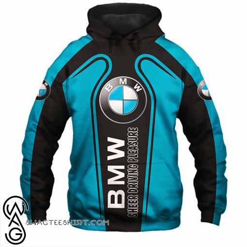 BMW sheer driving pleasure logo full printing shirt