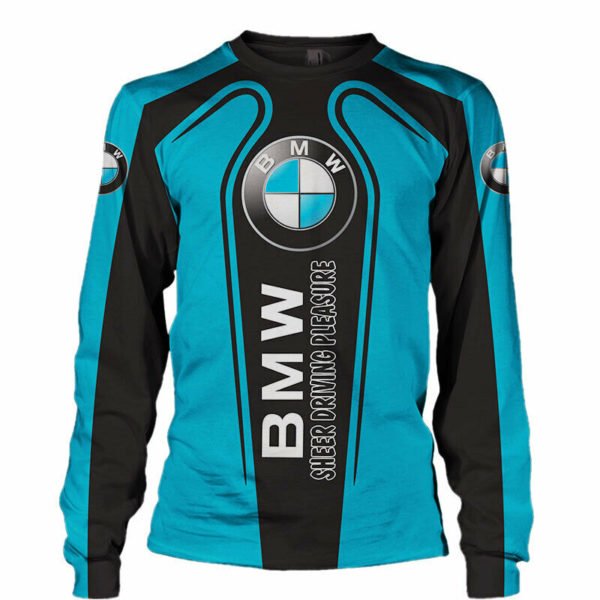 BMW sheer driving pleasure logo full printing sweatshirt
