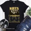 BTS 7th anniversary 2013-2020 thank you for the memories signatures shirt