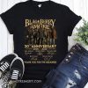 Blackberry smoke 20th anniversary 2000-2020 signatures shirt