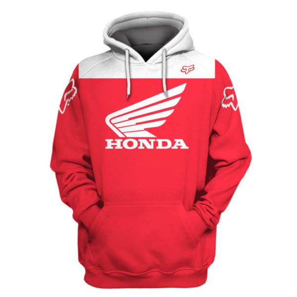 Custom honda logo full printing hoodie