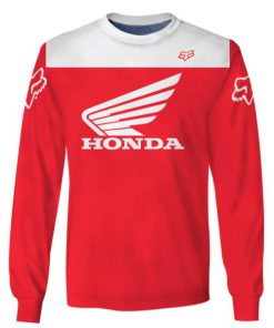Custom honda logo full printing sweatshirt