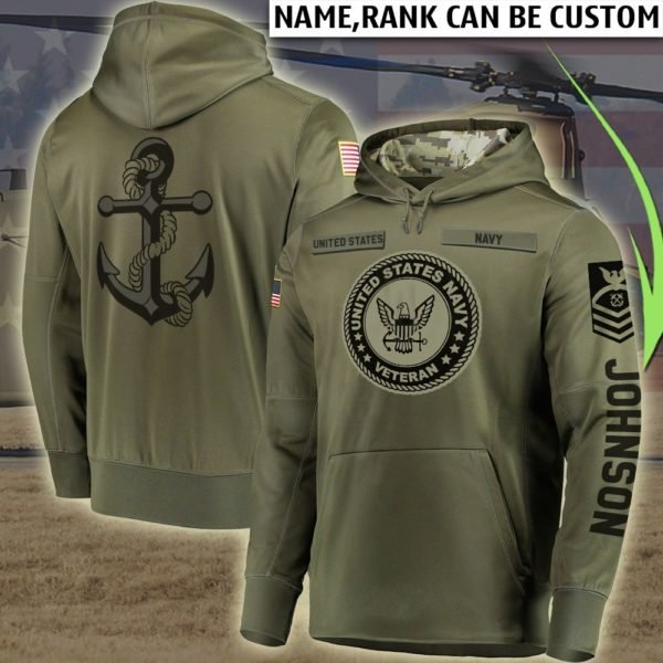 Custom united states navy all over printed hoodie 1