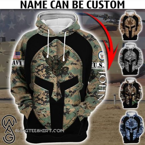 Custom united states navy camo all over printed shirt