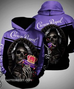 Death skull crown royal full printing shirt