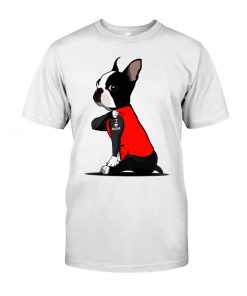 Dog lover boston terrier dog guy shirt
