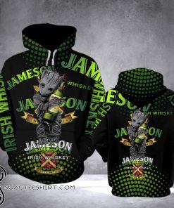 Groot and jameson irish whiskey all over print shirt
