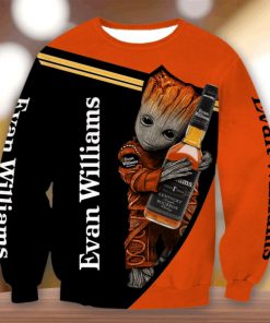 Groot evan williams bourbon all over print sweatshirt