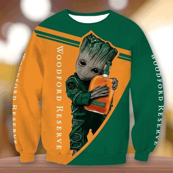 Groot woodford reserve full printing sweatshirt