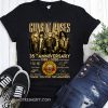 Guns n' roses 35th anniversary 1985-2020 signatures shirt
