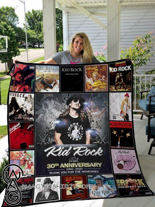 Kid rock 30th anniversary thank you for the memories full printing blanket