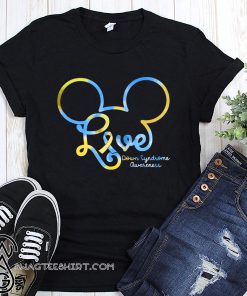 Mickey mouse down syndrome awareness shirt