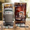 Personalized trucker ride the wind tumbler