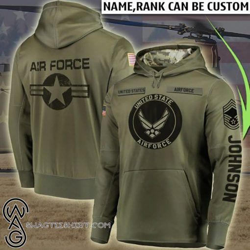 Personalized us air force full printing shirt