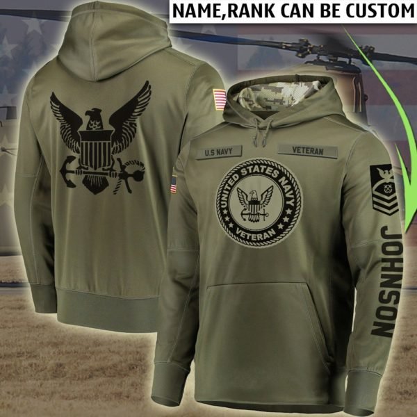 Personalized us navy veteran full printing hoodie 1