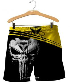 Skull slingshot full printing shorts
