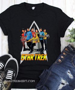 Star trek movie signatures shirt