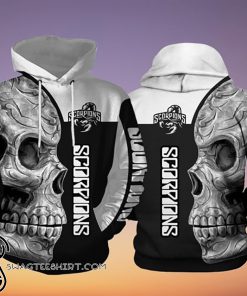 Sugar skull scorpions full printing shirt