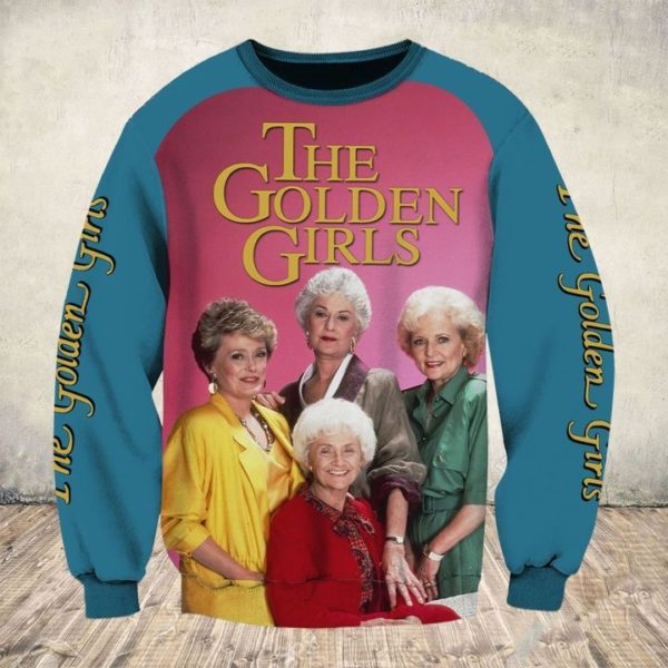 35th anniversary the golden girls all over print sweatshirt