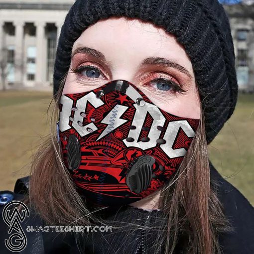 ACDC band filter activated carbon face mask
