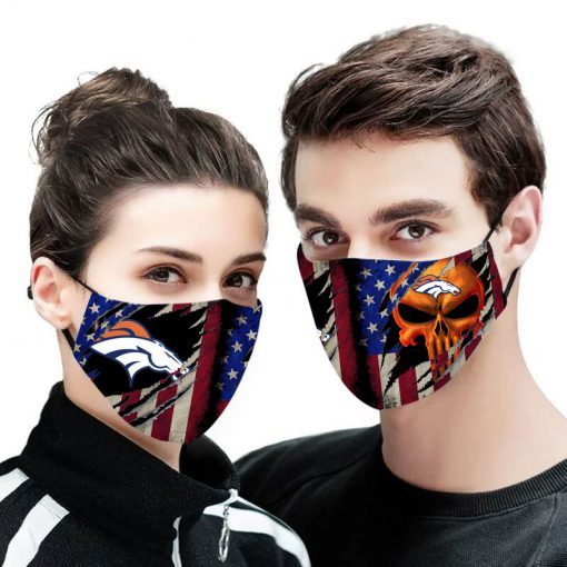 American flag denver broncos full printing face mask 1