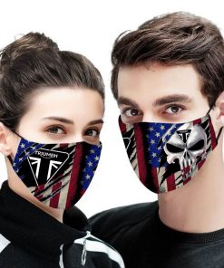 American flag triumph full printing face mask 1