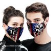 American flag triumph full printing face mask