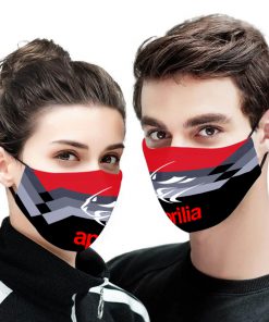 Aprilia logo car full printing face mask 1