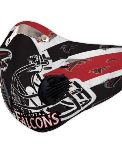 Atlanta falcons football filter activated carbon face mask 1