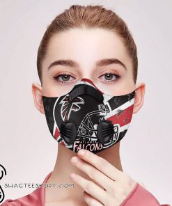 Atlanta falcons football filter activated carbon face mask