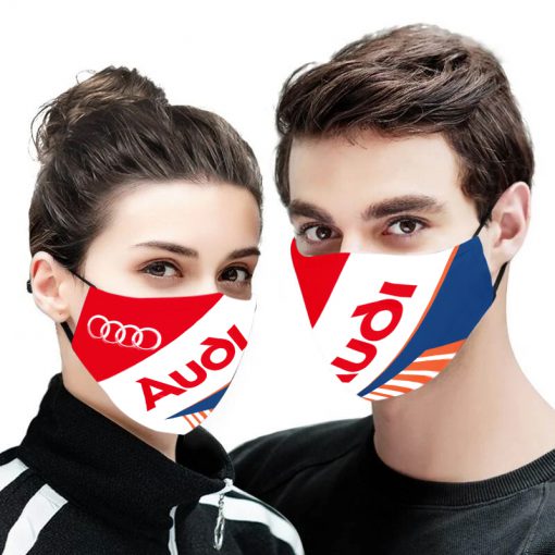 Audi logo car full printing face mask 1