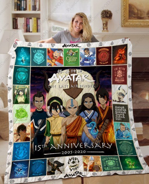 Avatar the last airbender 15th anniversary full printing quilt 1