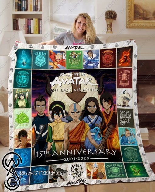 Avatar the last airbender 15th anniversary full printing quilt