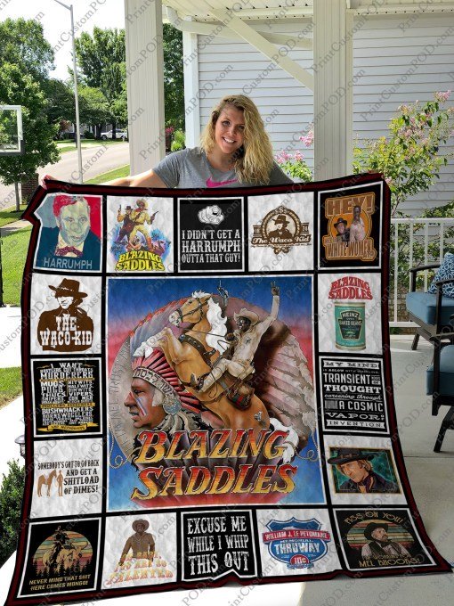 Blazing saddles full printing quilt 2