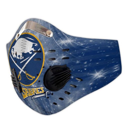 Buffalo sabres filter activated carbon face mask 1