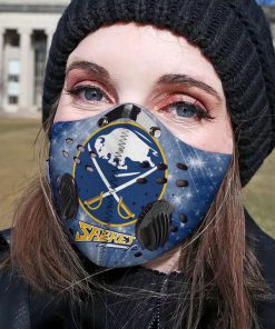 Buffalo sabres filter activated carbon face mask 3