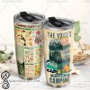Camping knowledge full over print tumbler