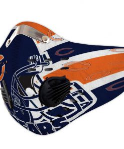 Chicago bears helmet filter activated carbon face mask 2