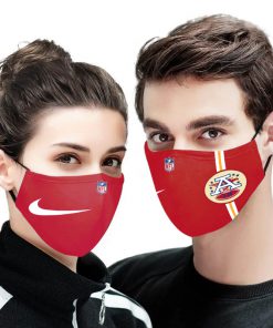 Chiefs jersey logo full printing face mask 4