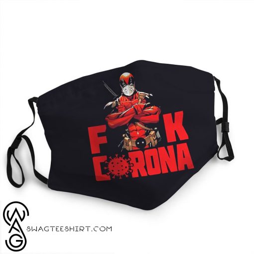 Deadpool fuck corona anti-dust face mask