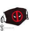 Deadpool symbol anti-dust cotton face mask