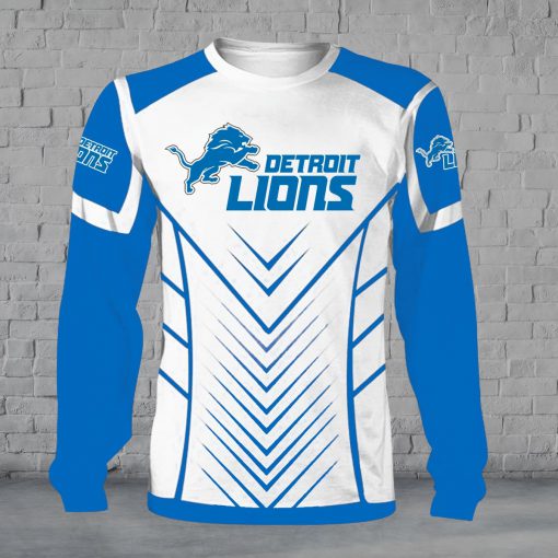 Detroit lions full over print sweatshirt