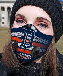 Detroit tigers carbon pm 2,5 face mask 3