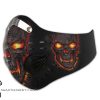 Fire skull carbon pm 2,5 face mask