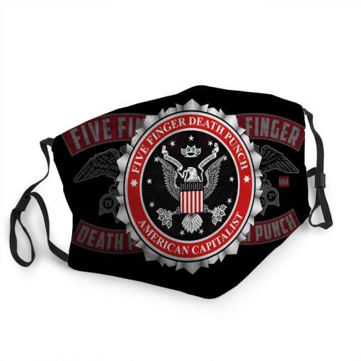 Five finger death punch american capitalist face mask 2