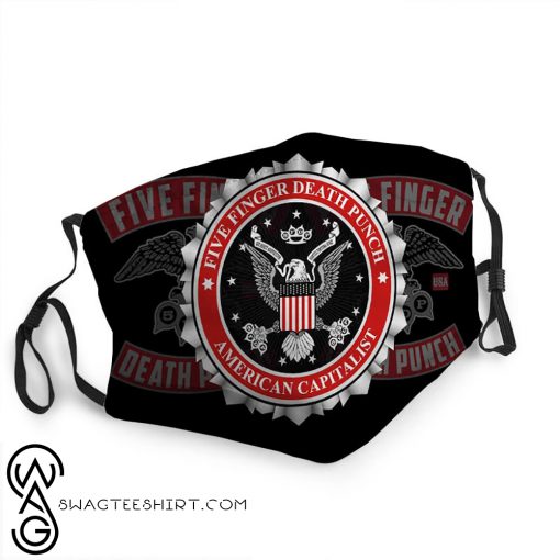 Five finger death punch american capitalist face mask
