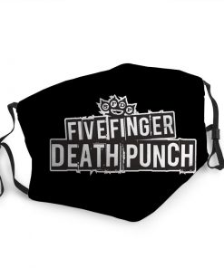 Five finger death punch face mask 1